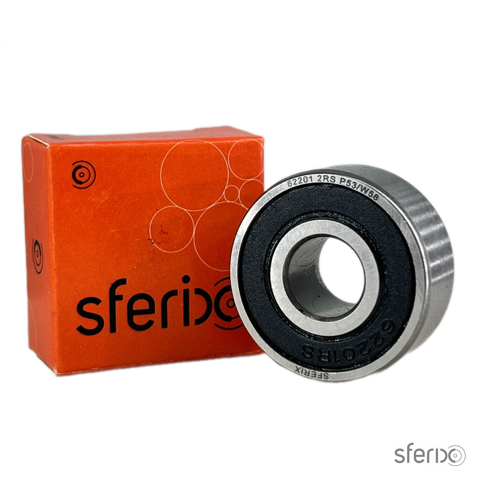 Радиальный однорядный подшипник 62201 2RS P53/W58 SFERIX - Сферикс - фото -  1